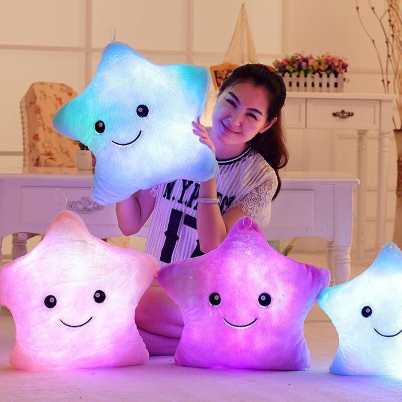 luminous stuffed pillows